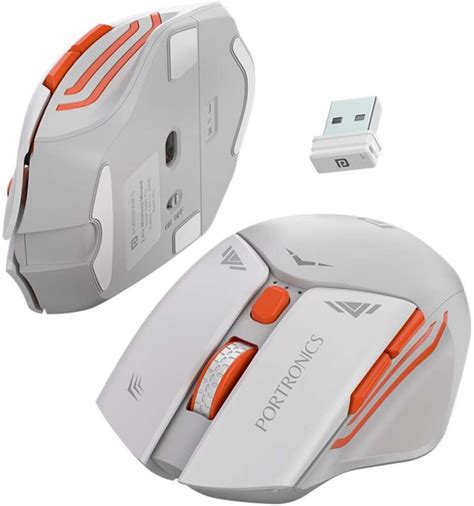 Portronics Vader Pro Wireless Gaming Mouse with 6 Buttons, Thumb ...
