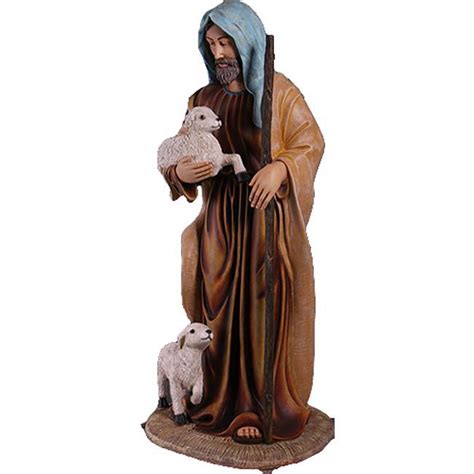 Queens of Christmas 6 ft. Life Size Nativity Shepherd - Walmart.com