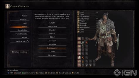 Slideshow: Dark Souls 3 starting classes concept art photo gallery