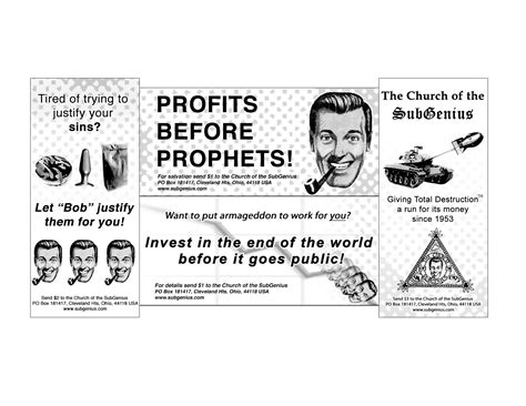 Pin on Subgenius Church