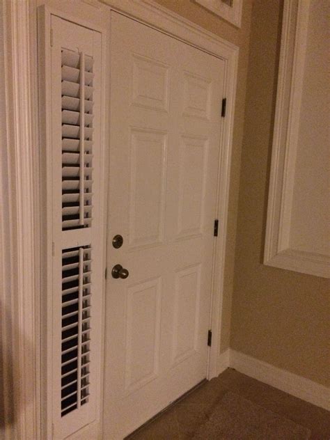 Shutters are the perfect solution for sidelight windows. Budget Blinds ...