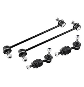 PartsW - 4 Pc Front and Rear Stabilizer Sway Bar End Links Suspension ...