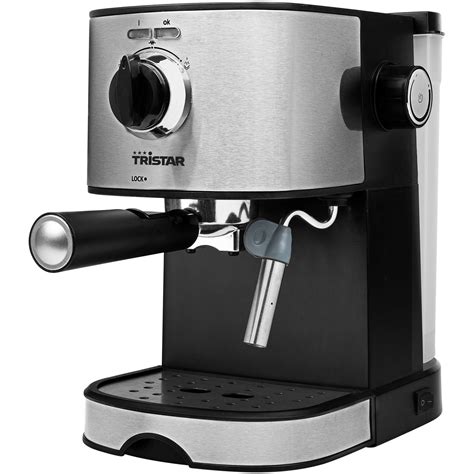 Buy Tristar Espresso Machine, 15 Bar Pressure, Milk Frother, Removeable ...