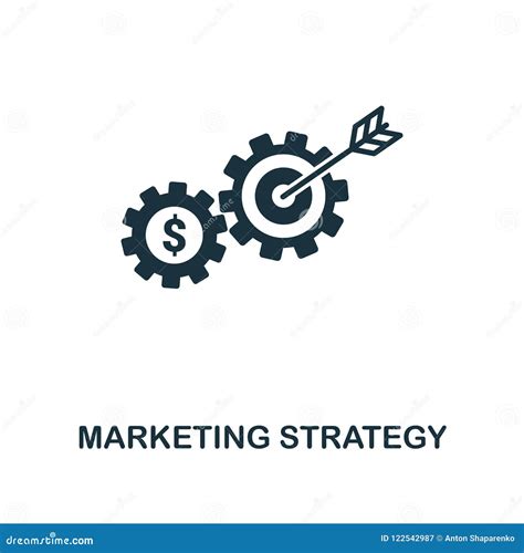 Marketing Strategy Creative Icon. Simple Element Illustration Stock Illustration - Illustration ...