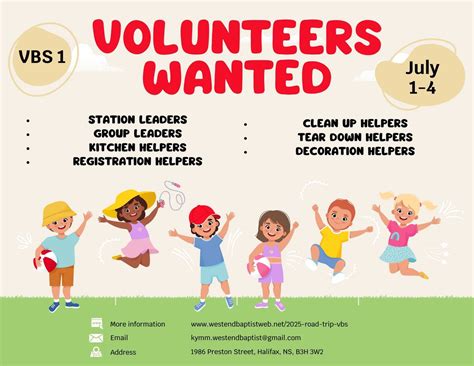 Road Trip VBS - Volunteers Wanted!, 1986 Preston Street, Halifax, NS ...