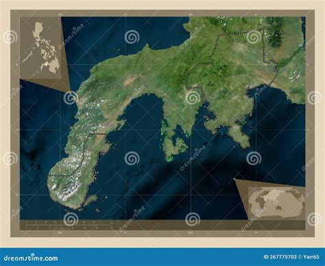 Zamboanga Del Sur, Philippines. High-res Satellite. Capital Stock Illustration - Illustration of ...
