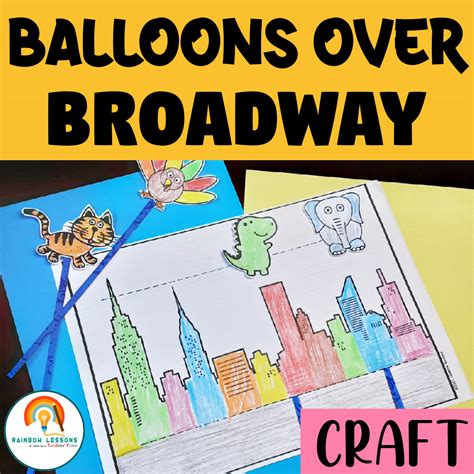 Balloons over Broadway Craft | Thanksgiving Craft | Made By Teachers