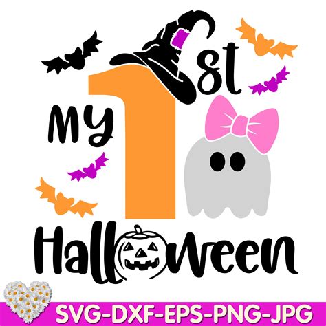 1st Halloween Svg My First Halloween Svg Baby's 1st Halloween Svg ...