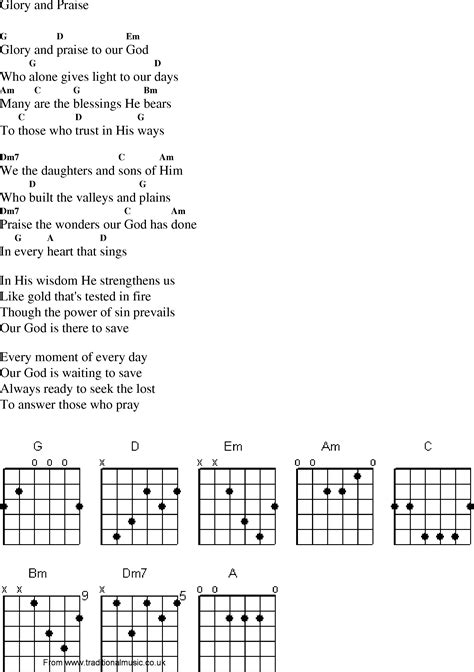 Praise And Worship Songs Lyrics And Guitar Chords