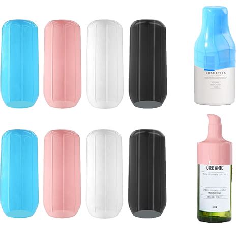 NELSHP Leak Proof Lock for Travel Size Toiletries 8 pack Silicone ...