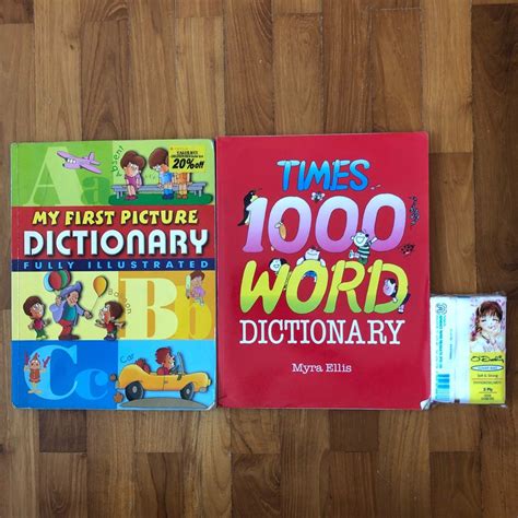 Preschool beginner learners English first word dictionaries pictorial ...