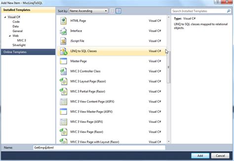 C# .Net MVC SQL Tutorial 的图像结果