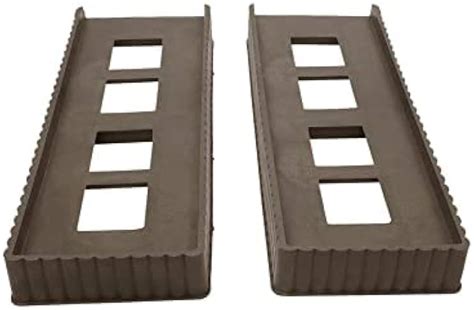 Amfs Store Multi-Purpose 2 Piece Plastic Stand for Almirah,Wardrobe ...