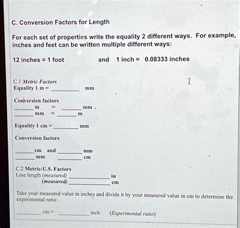Image result for Length Conversion Factors