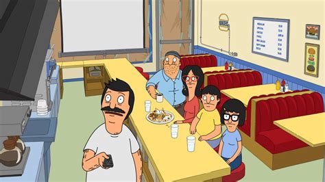 Download Bobs Burgers Watching TV Wallpaper | Wallpapers.com