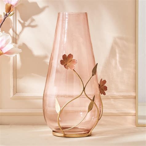 Buy Moksha Glass Floral Vase from Home Centre at just INR 1599.0