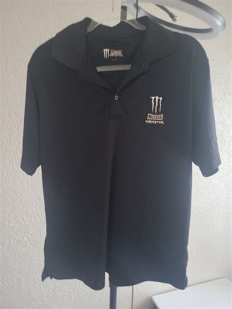 Monster Muscle Energy Drink Men’s Black Short Sleeve … - Gem