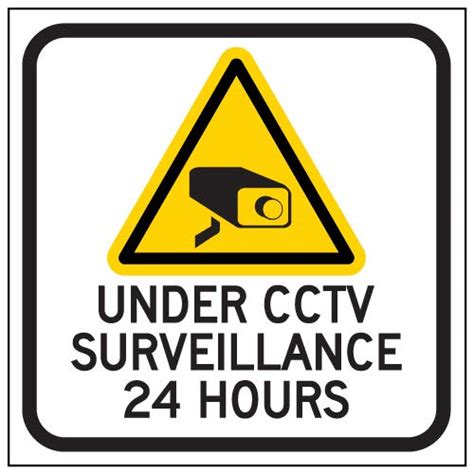 Buy STOPSignsAndMore - Window Decal - Under CCTV Surveillance - 6x6 ...