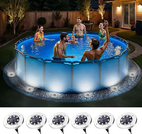 Amazon.com : SOLPEX 6 Pack Solar Pool Lights for Above Ground Pools ...