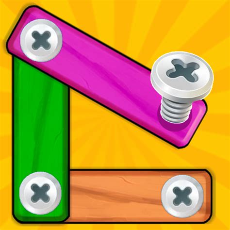 Wood Nuts & Bolts Puzzle: Wood Screw Puzzle Tangle Master - Wooden ...