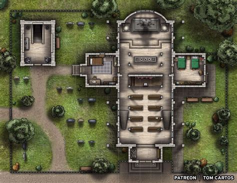 Everlight Ground Floor | Tabletop rpg maps, Dungeon maps, Fantasy map