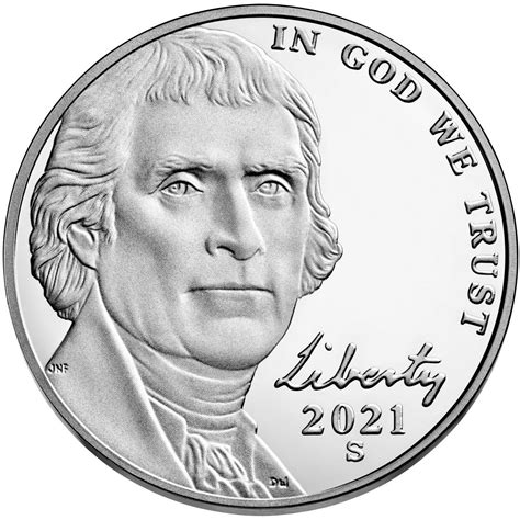 Five Cents 2021 Jefferson Nickel, Coin from United States - Online Coin ...