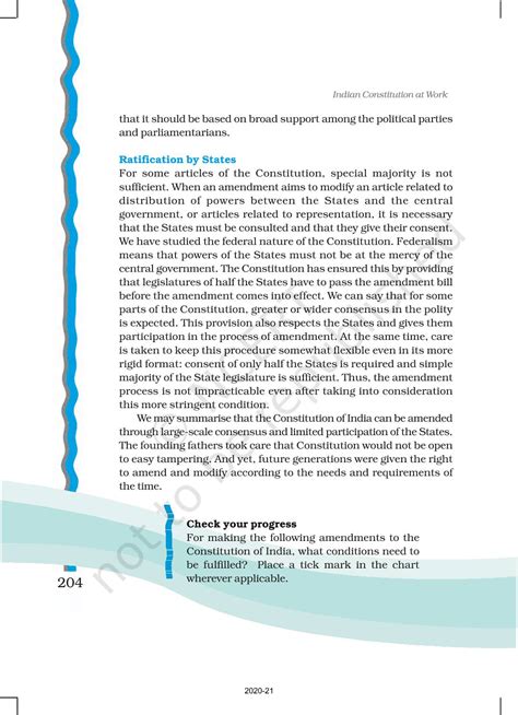 Constitution As A Living Document - NCERT Book of Class 11 Indian ...