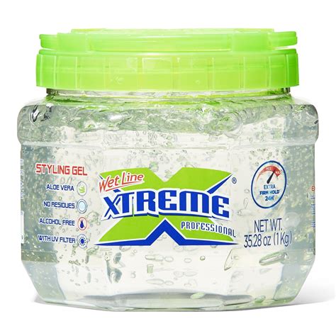 Xtreme Wet Line Professional Shine Enhancing Jar Hair Styling Gel with ...