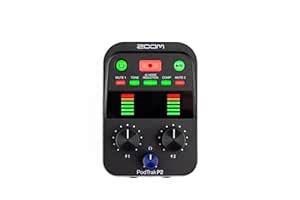 PodTrak P2 Podcast Recorder with 2 USB Mic Inputs, 2 Headphone Outputs ...