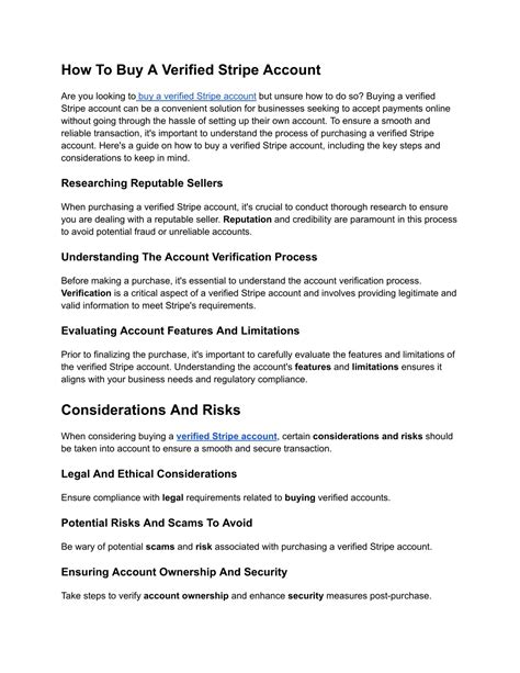 PPT - Buy Verified Stripe Account PowerPoint Presentation, free ...