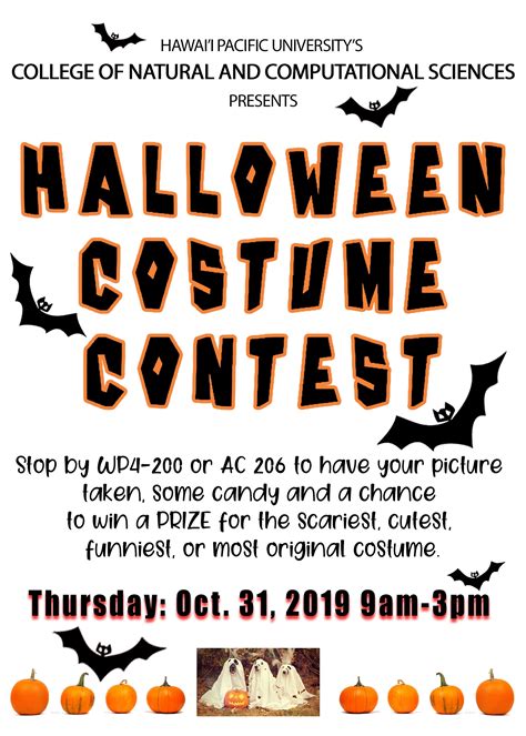 Virtual Halloween Costume Contest Flyer at Alice Cletus blog