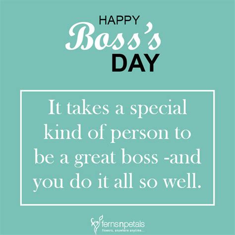 30+ Boss Day Wishes N Quotes | Boss Day Whatapp Messages - Ferns N Petals