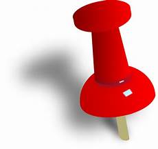Push Pin Clipart by Push Pin Clip At Clker Vector Clip Push Pin Clipart