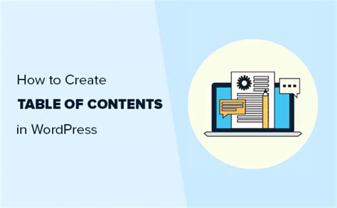 Image result for WordPress Content Table