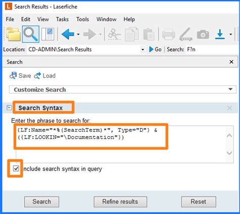 Image result for Laserfiche WebLink Search Guide