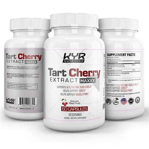 Buy KYR Tart Cherry Extract s with Celery Seed-Flush excess Uric ...
