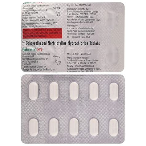 Gabantin NT - Strip of 10 Tablets : Amazon.in: Health & Personal Care