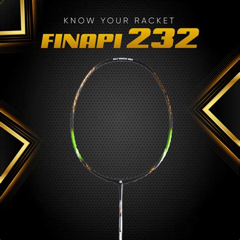Apacs Finapi 232 - Professional Badminton Racquets with Full Cover ...