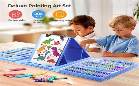 FunBlast Artist Colour Set with Multiple Coloring Kit, 208 Pcs ...