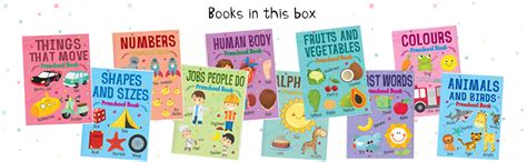My First Learning Preschool Bag - Set of 10 Exciting Preschool Books ...