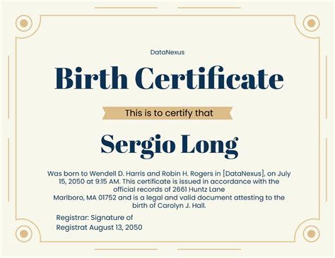 Image result for Birth Certificate Explained