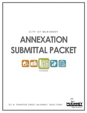 Fillable Online Annexation Submittal Checklist Fax Email Print - pdfFiller