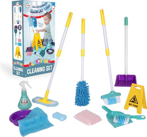 Playkidiz Kids Cleaning Set for Toddlers, Toy Broom & Mop India | Ubuy