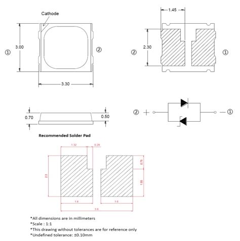 MP-3030-110F Flip Chip Mid Power LEDs - Luminus Devices | Mouser
