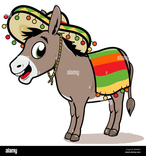 Mexico sombrero donkey hi-res stock photography and images - Alamy