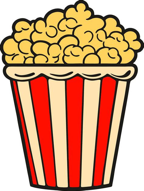 Clipart Bordo Popcorn