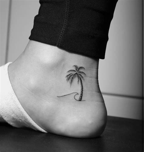 Palm tree wave tattoo – Artofit