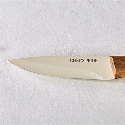 Buy Chefs Pride Hampton Stainless Steel Paring Knife with Acacia Wood ...