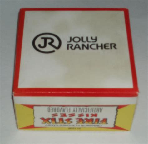 1970's JOLLY RANCHER Fire Stix Kisses Candy Display Box | #1869732438