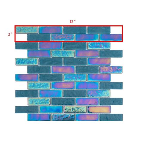 WS Tiles (Sample) Swimming Pool Series Norweigan Blue 3-in x 3-in ...